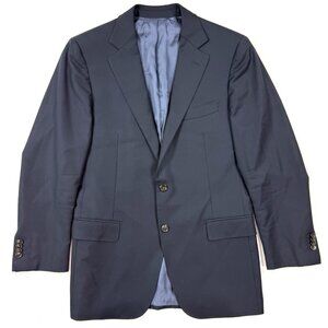 Suitsupply Mens Sport Coat 38R Vitale Barberis Canonico Super 110s Wool Navy